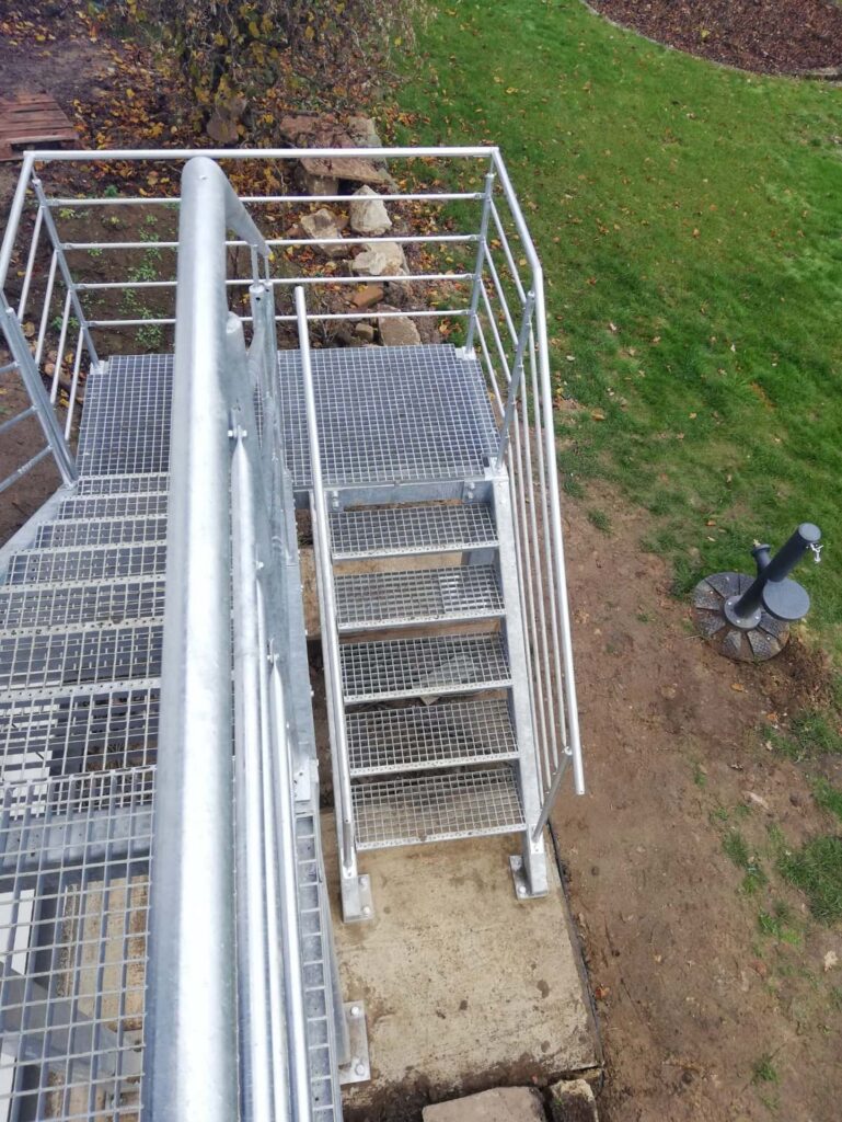 Außentreppe Gitterrost