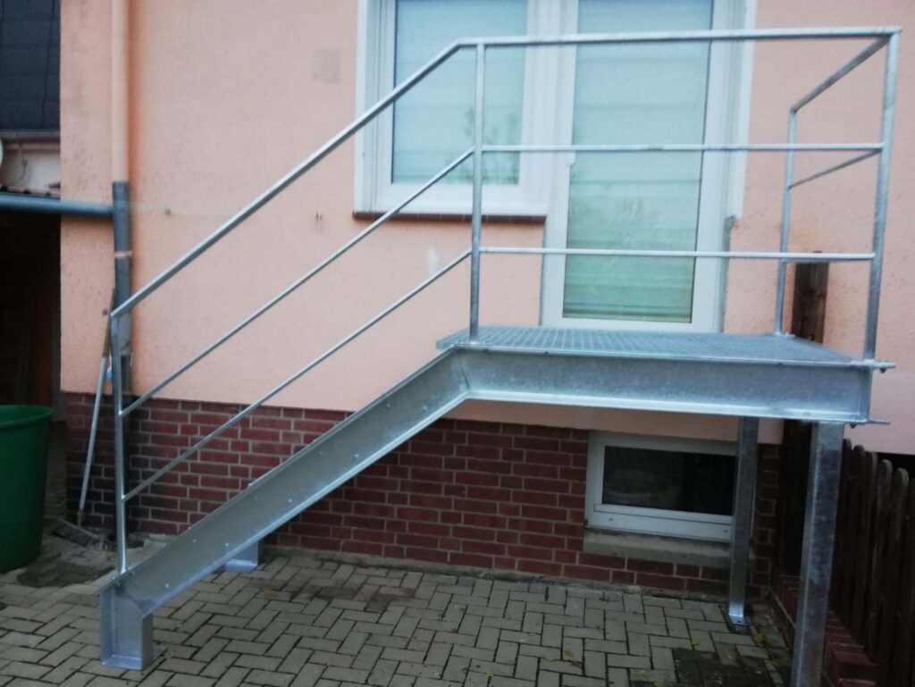 Außentreppe Gitterrost